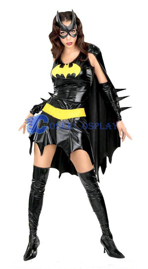 Batman Cosplay Costume Black Dress